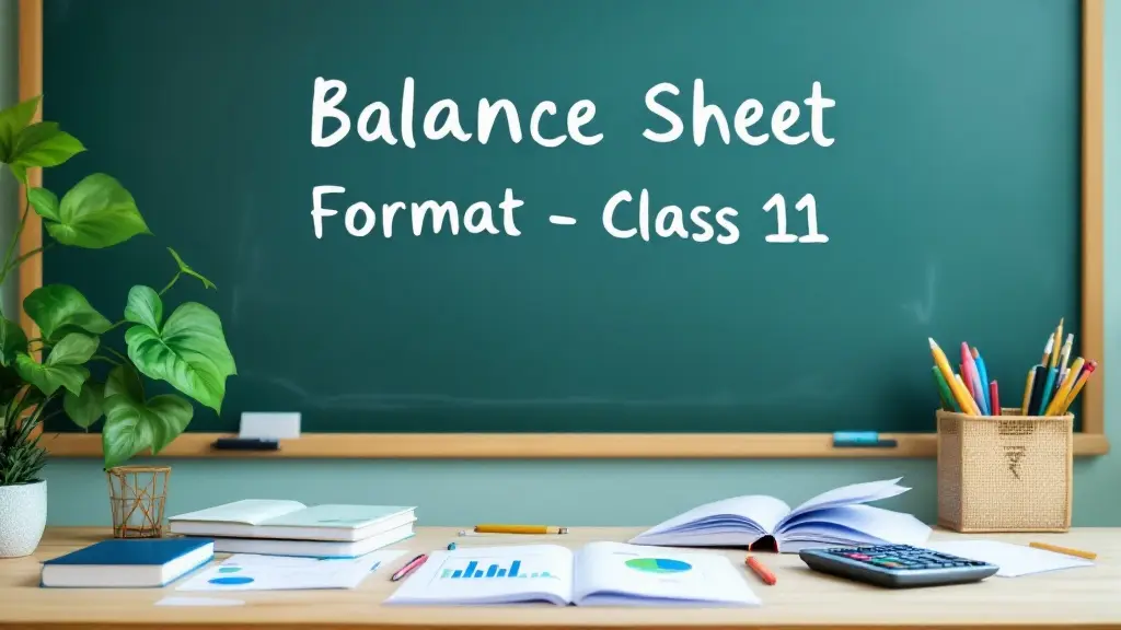 Balance Sheet Format – Class 11 A Complete Guide for Beginners