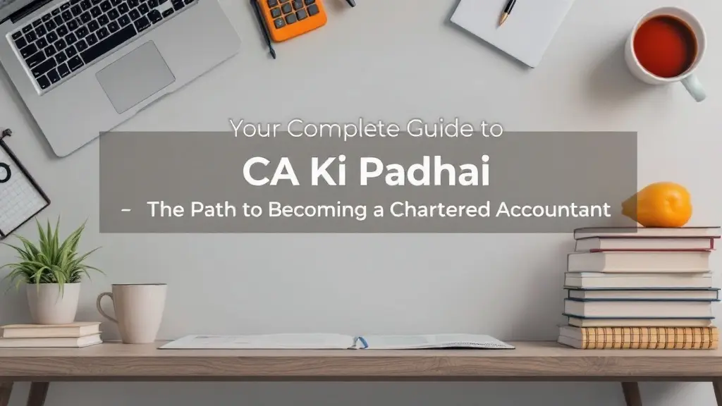 CA Ki Padhai A Complete Guide for Aspiring Chartered Accountants