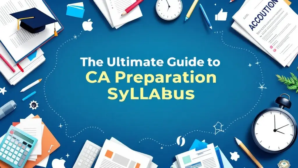The Ultimate Guide to CA Preparation Syllabus Everything You Need to Know